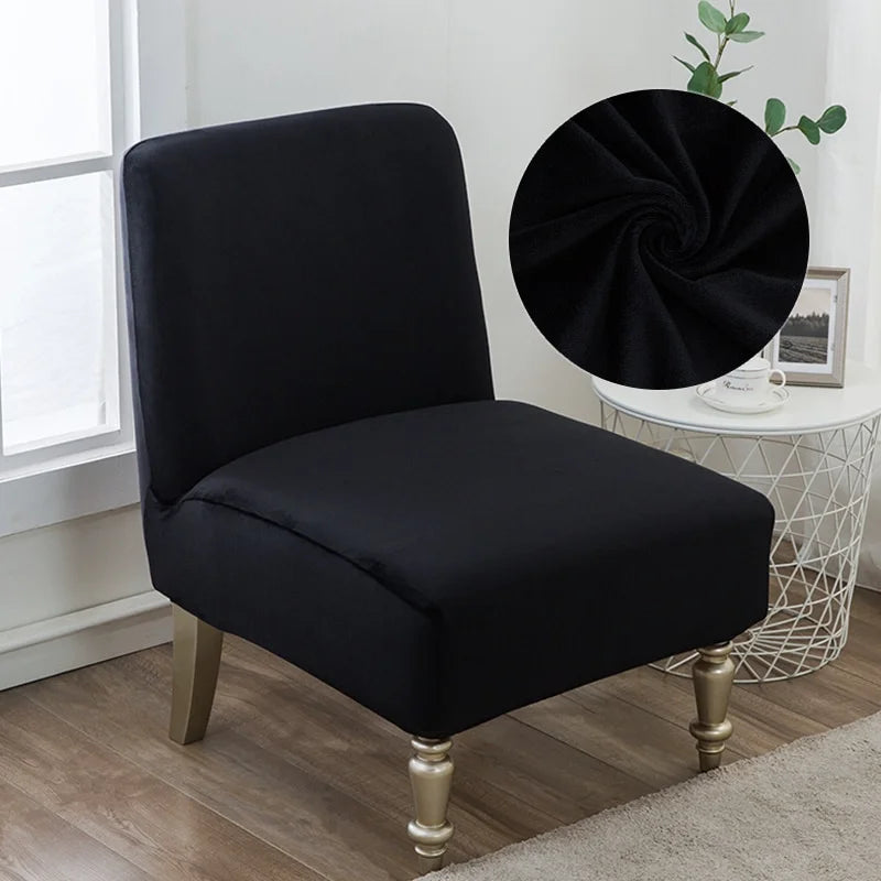 Housse pour fauteuil crapaud en velours noir - housley.fr - housses pour fauteuil